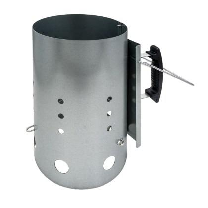 Καλάθι ανάμματος κάρβουνα Γαλβανιζέ Με Πλαστική Λαβή, 19 x 31